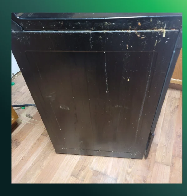 Cabinet cleaning before cleaning