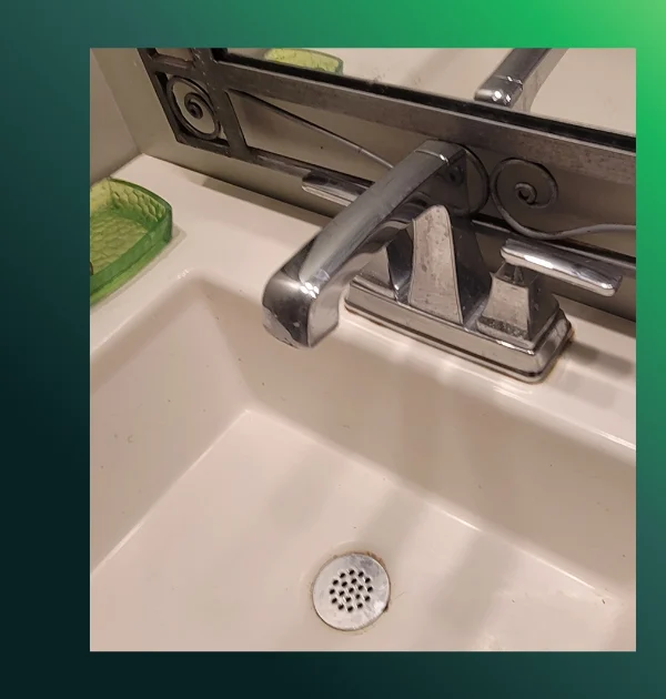 Fixture detail before cleaning