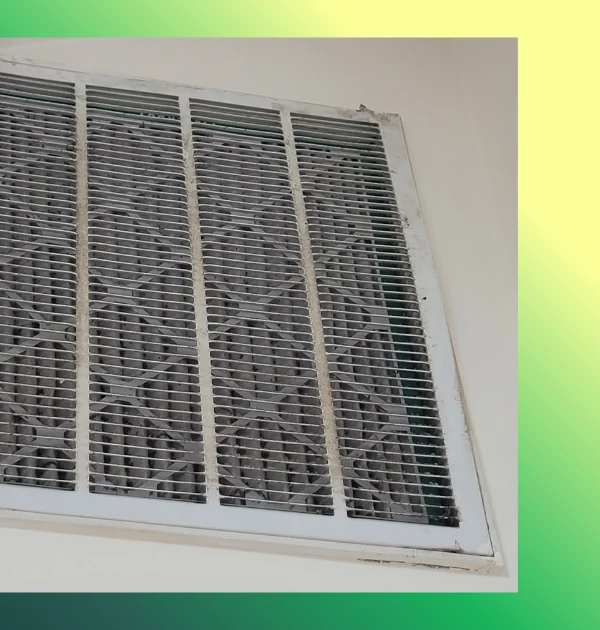 Air vent cleaning after cleaning
